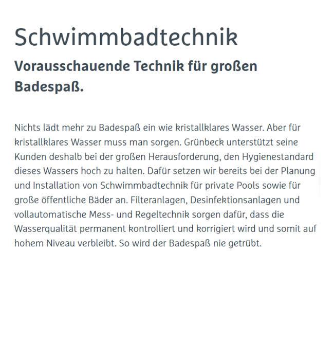 Schwimmbadtechnik 
